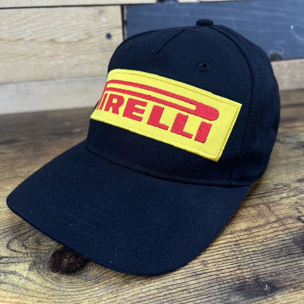 PIRELLI Large Patch Adjustable Hat Baseball Cap